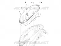 Logement casque - Dessous de selle