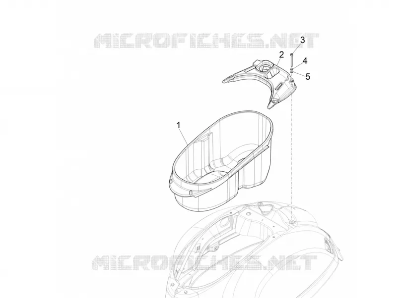 Logement casque - Dessous de selle