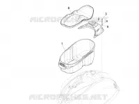Logement casque - Dessous de selle