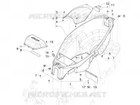 Logement casque - Dessous de selle