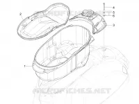 Logement casque - Dessous de selle
