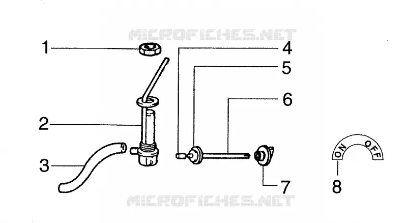 Commande robinet