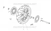 Roue arrière