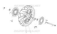 Roue arrière
