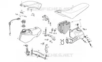 Réservoir - Corps filtre - Selle