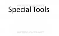 OUTILLAGE SPECIAL