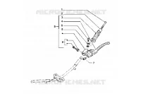 Pieces composant le guidon
