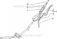Pieces composant le guidon