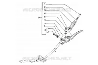 Pieces composant le guidon