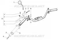 Pieces composant le guidon