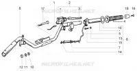 Pieces composant le guidon