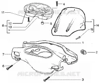 Speedometers kms-handlebar covers