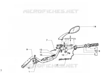 Pieces composant le guidon