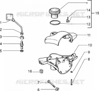 Guidon-compteur kilometrique