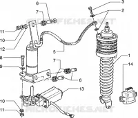 Amortisseur ar. regable automatiquement