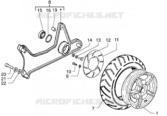 Roue AR.