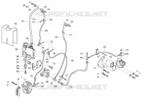 Canalisation d'huile-pinces frein (ABS)