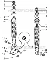 Rear shock absorber