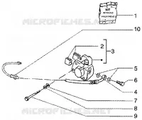 Front brake piping-front brake caliper