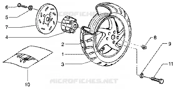 Rear wheel