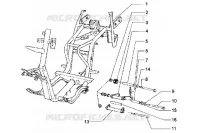 Châssis-Bras oscillant-Bequille laterale