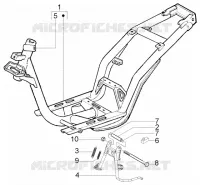 Chassis - bequille