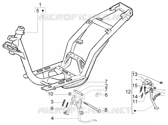 Chassis-bequille