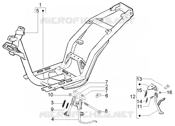 Chassis bequille