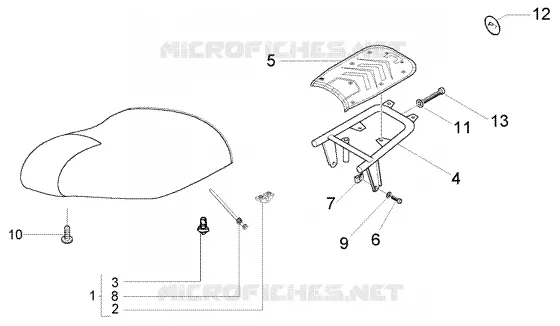Selle porta-bagages
