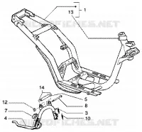 Chassis-bequille
