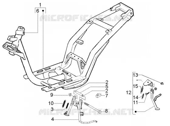 Chassis-bequille