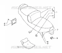 Selle-trousse d'outilis