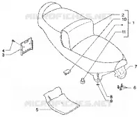 Selle-trousse d'outilis