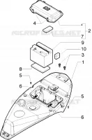 Dessous de selle-Batterie