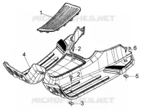 Foot board-rubber mats