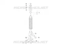 Suspension arrière - Amortisseur/s