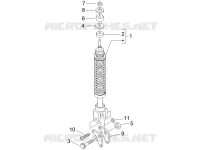 Suspension arrière - Amortisseur/s
