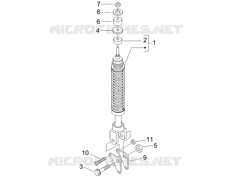 Suspension arrière - Amortisseur/s
