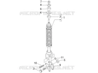 Suspension arrière - Amortisseur/s