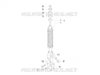 Suspension arrière - Amortisseur/s