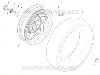Roue arrière