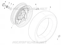 Roue arrière