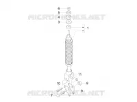 Suspension arrière - Amortisseur/s