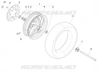 Roue AV nue