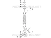 Suspension arrière - Amortisseur/s