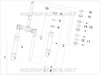 Composants de la fourche (Wuxi Top)
