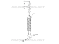 Suspension arrière - Amortisseur/s