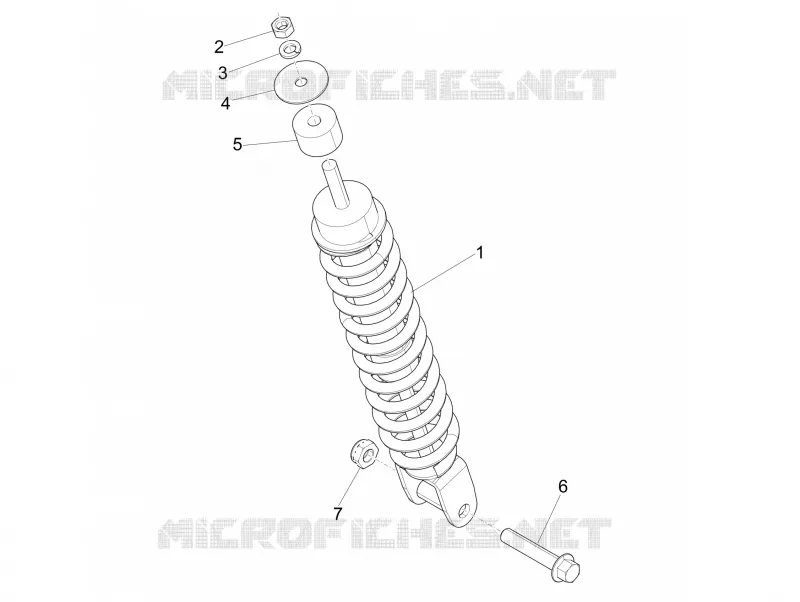 Suspension arrière - Amortisseur/s