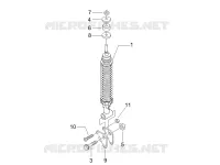Suspension arrière - Amortisseur/s