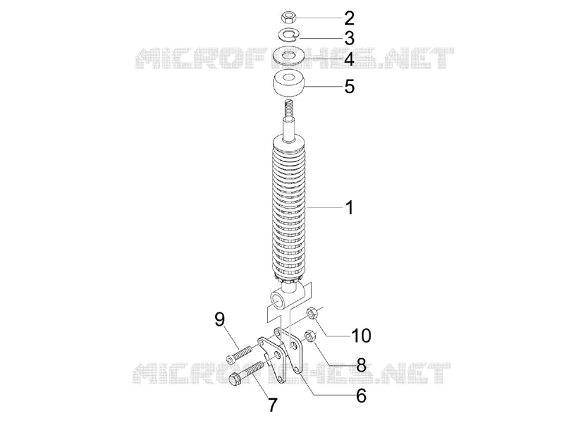 Suspension arrière - Amortisseur/s